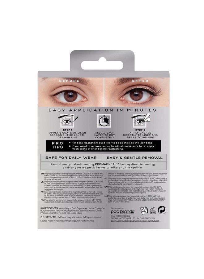 EYLURE Promagnetic Eyeliner & Lash Kit No 117 Natural Fiber Eyelashes Black - Image 3
