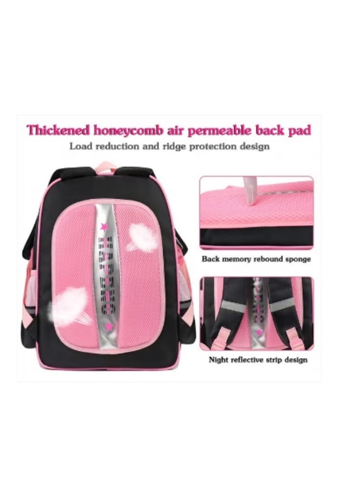 FEWOFJ Cute Cat Backpack + Handbag Set, Adorable Black - Pink Color Scheme is Super Eye - Catching - Image 3