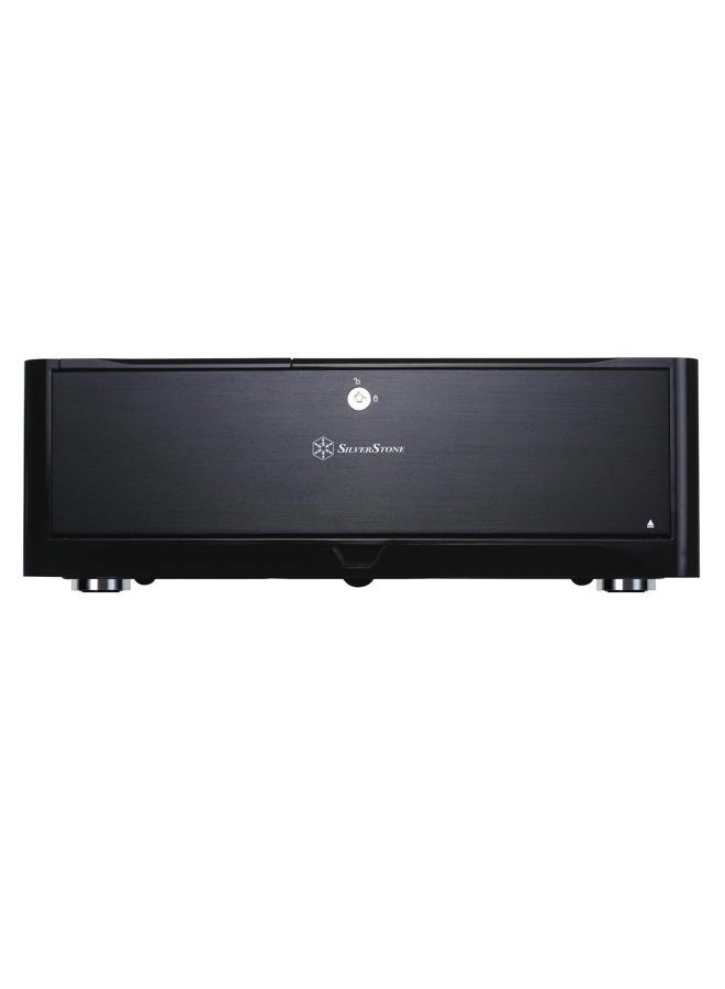 SilverStone Technology HTPC Case with Aluminum Front Panel Micro-Atx, 2X Hot-Swap Drive Bays, 3x120mm Golf Bladed Fan, USB 3.0 X2 In Black GD06B-USA - Image 4