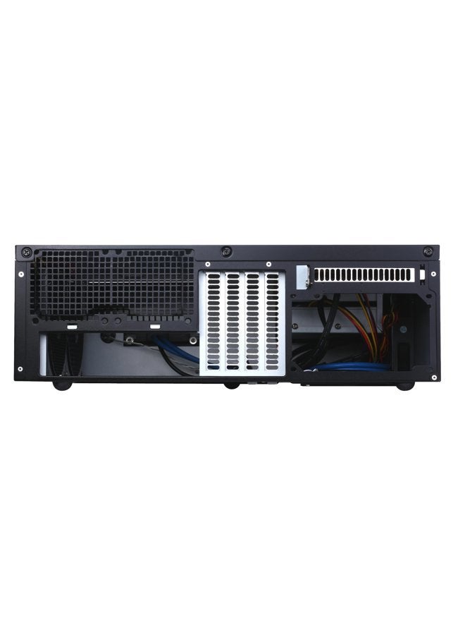 SilverStone Technology HTPC Case with Aluminum Front Panel Micro-Atx, 2X Hot-Swap Drive Bays, 3x120mm Golf Bladed Fan, USB 3.0 X2 In Black GD06B-USA - Image 3