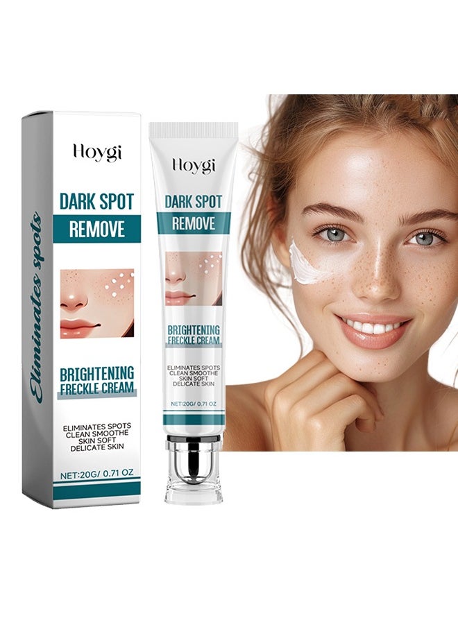 Hoygi - Dark Spot Remove,Brightening Freckle Cream,Ultimate Brightening & Freckle Removal Cream - Powerful Whitening Cream for Age Spots, Dark Spots, and Skin Pigmentation | Fade Freckles, Chloasma, and Sun Spots for Even Skin Tone-20g - Image 1