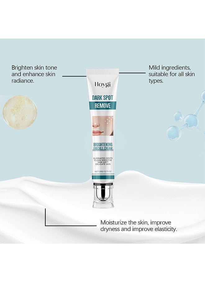 Hoygi - Dark Spot Remove,Brightening Freckle Cream,Ultimate Brightening & Freckle Removal Cream - Powerful Whitening Cream for Age Spots, Dark Spots, and Skin Pigmentation | Fade Freckles, Chloasma, and Sun Spots for Even Skin Tone-20g - Image 1