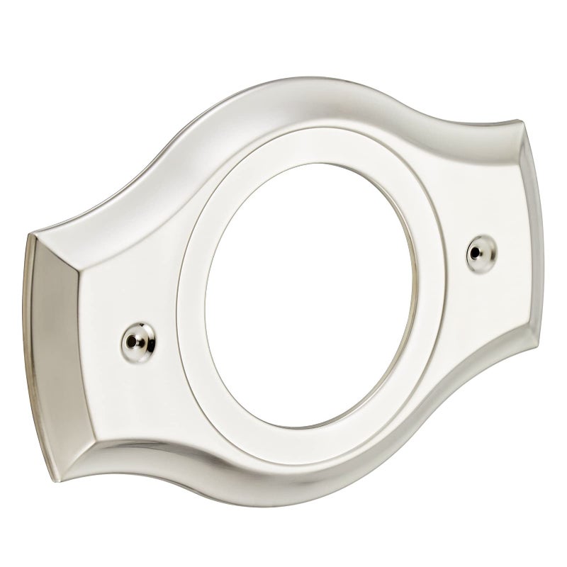 Tearel Renovation Shower Cover Plate for 2-Handle or 3-Handle to 1-Handle Shower Updates, Brushed Nikel - Image 1