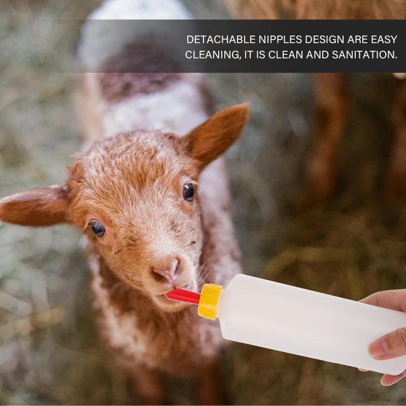 1 Set Lamb Bottle Bottle Measuring Nursing Cup Baby Goat Tool - Image 3