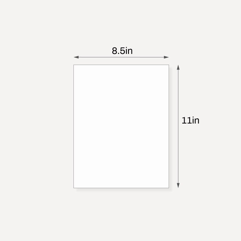 Somime 10 Pack Backing Boards, 8.5x11 Uncut White Mats Matboards, Acid-Free Backerboards for Art Prints, Ideal for Photos, Pictures, Prints, and Frames - Image 2