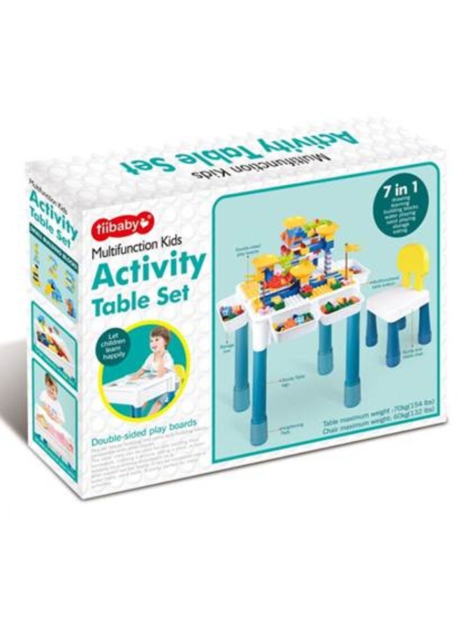 Tiibaby 7 In 1 Block Table, 400Pcs, P.Bx - Image 2