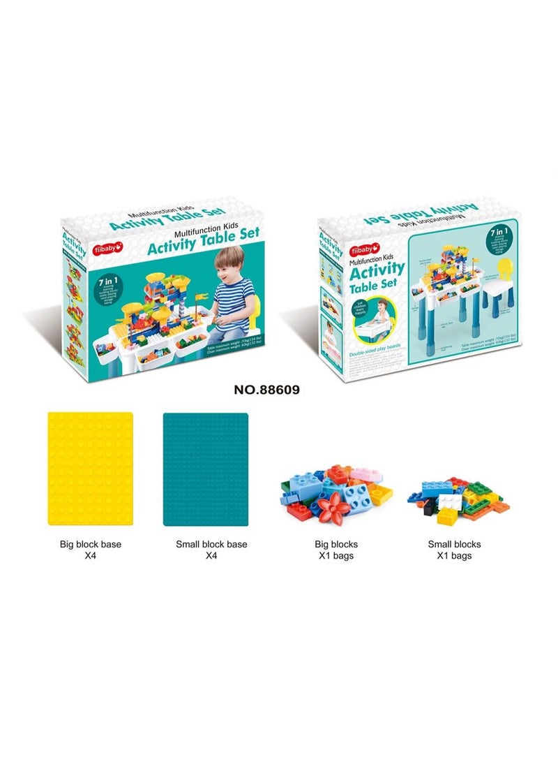 Tiibaby 7 In 1 Block Table, 400Pcs, P.Bx - Image 4
