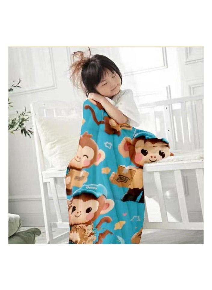 general Flannel thin blanket (warm and comfortable, suitable for sleep, gaming, dust removal and sandproof) 150cm*200cm - 34 - Image 3