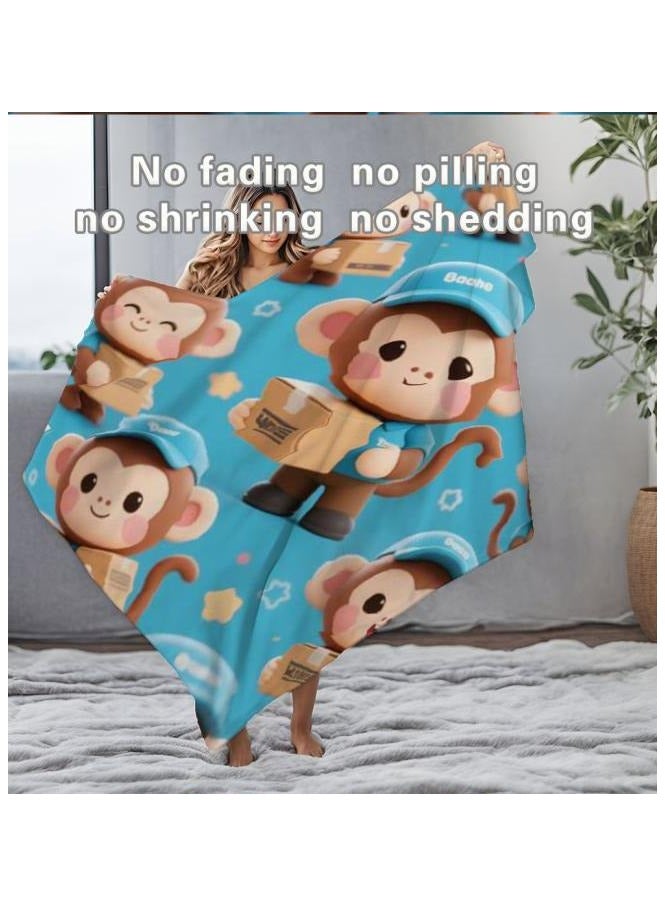 general Flannel thin blanket (warm and comfortable, suitable for sleep, gaming, dust removal and sandproof) 150cm*200cm - 34 - Image 5