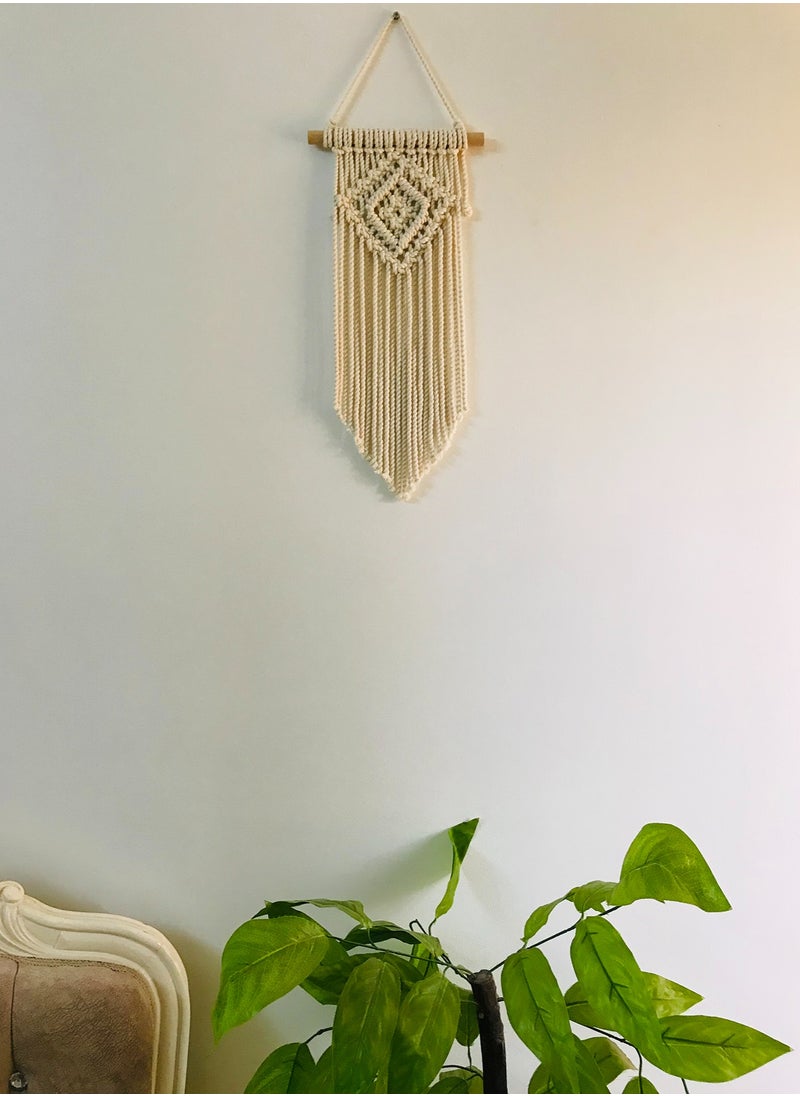 ماركة غير محددة ديكور حائط مكرمية 45*15 سم  - Image 3