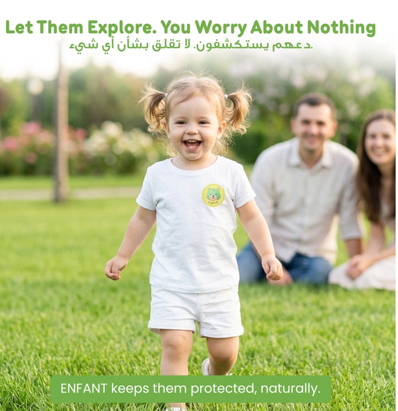Enfant Organic Bye Bye Mozzie Patch Anti-Mosquito Patch Baby Mosquito Repellent Patches 48Pcs Total 40G Contains Natural Ingredients Like Citronella, Eucalyptus And Peppermint That Can Effectively Keep Away From Mosquitoes 12 Cute Character Designs From Enfant - Image 4