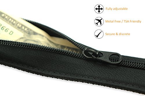 Thomas Bates Big and Tall Hiker Money Belt (Black) - Image 2