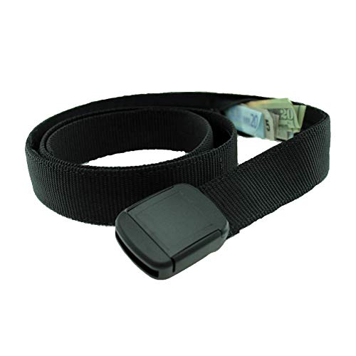 Thomas Bates Big and Tall Hiker Money Belt (Black) - Image 1