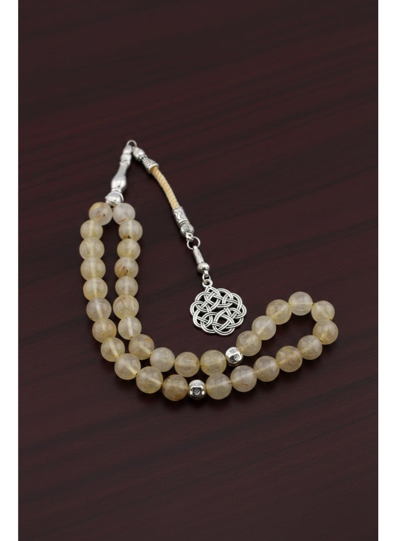 Kamins Collection Natural Citrine Stone Tasbih - Image 4
