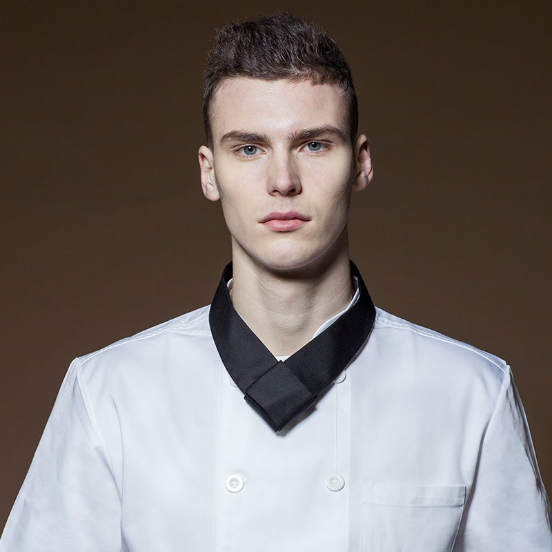 Domia Chef Scarf Kitchen Chef Tie Male Chef Work Clothes Sweat Towel Red Western-Style Work Scarf - Image 4