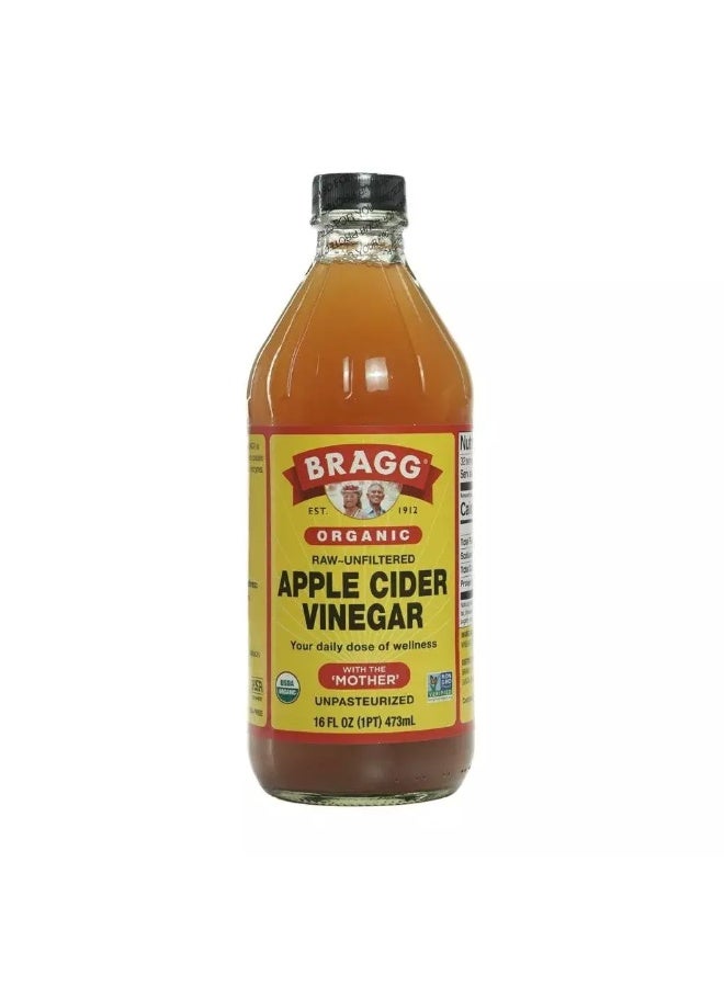 Bragg Bragg Organic Raw Unfiltered Apple Cider Vinegar- 473ml  - Image 1