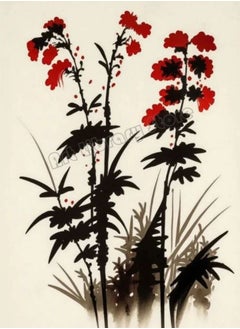 Abstract Japanese Ink Warrior Geisha Landscape Animals Bushido Poster Canvas  Wall Art Pictures Home Room