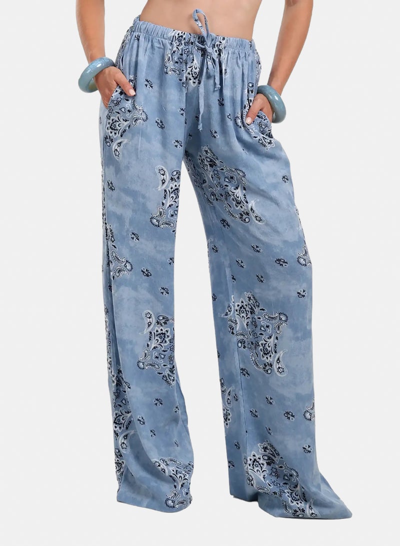 Carina Printed Wide Leg Pants - Image 1