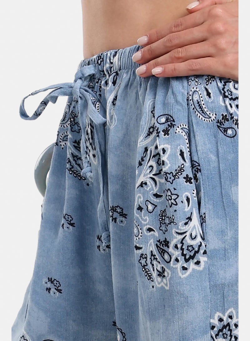 Carina Printed Wide Leg Pants - Image 5