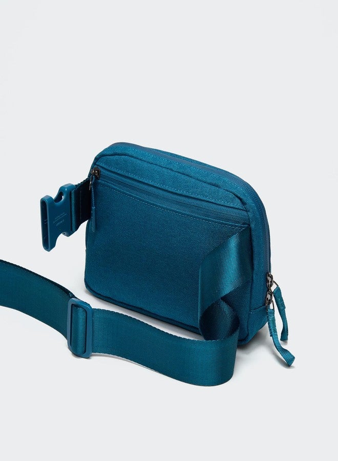 Pander حقيبة باندر كروسبودي للسفر والأنشطة الخارجية والاستخدام اليومي - حزام قابل للتعديل، حقيبة كتف خفيفة الوزن، لون أزرق مخضر، كبيرة، كروسبودي، حقيبة كتف، سفر، أنشطة خارجية، استخدام يومي - Image 4