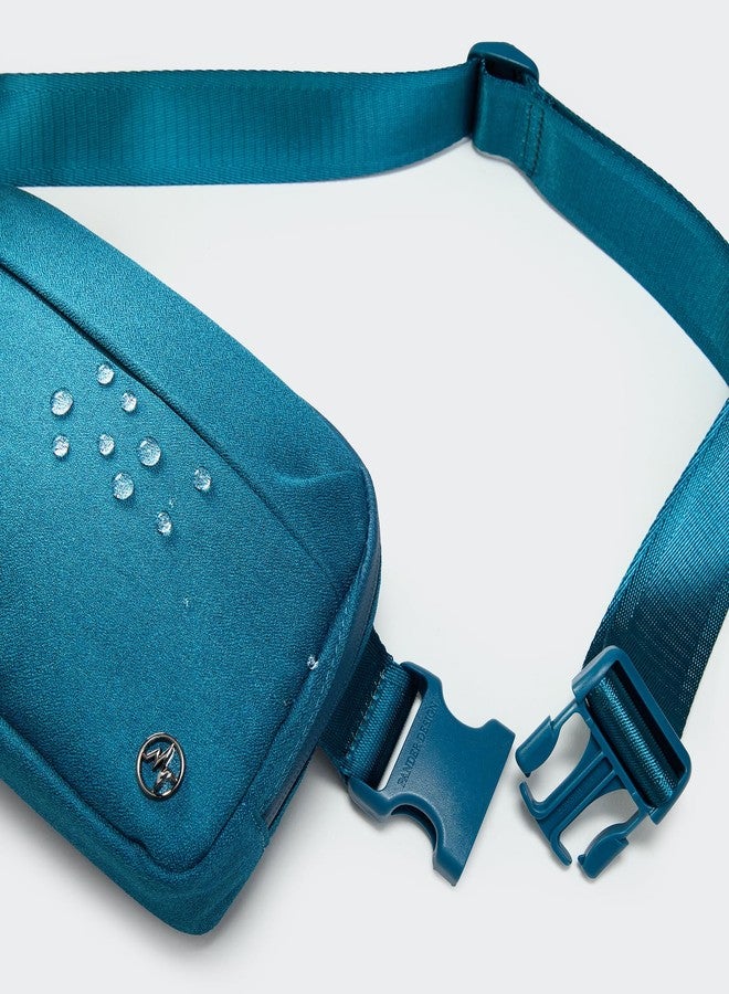 Pander حقيبة باندر كروسبودي للسفر والأنشطة الخارجية والاستخدام اليومي - حزام قابل للتعديل، حقيبة كتف خفيفة الوزن، لون أزرق مخضر، كبيرة، كروسبودي، حقيبة كتف، سفر، أنشطة خارجية، استخدام يومي - Image 3