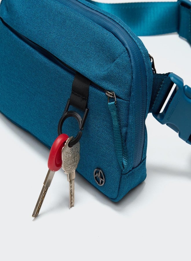 Pander حقيبة باندر كروسبودي للسفر والأنشطة الخارجية والاستخدام اليومي - حزام قابل للتعديل، حقيبة كتف خفيفة الوزن، لون أزرق مخضر، كبيرة، كروسبودي، حقيبة كتف، سفر، أنشطة خارجية، استخدام يومي - Image 5