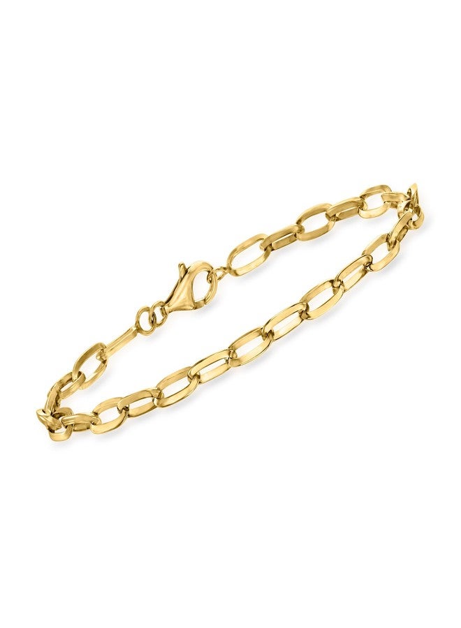 Ross-Simons Solid Paper Clip Link Bracelet - Image 1