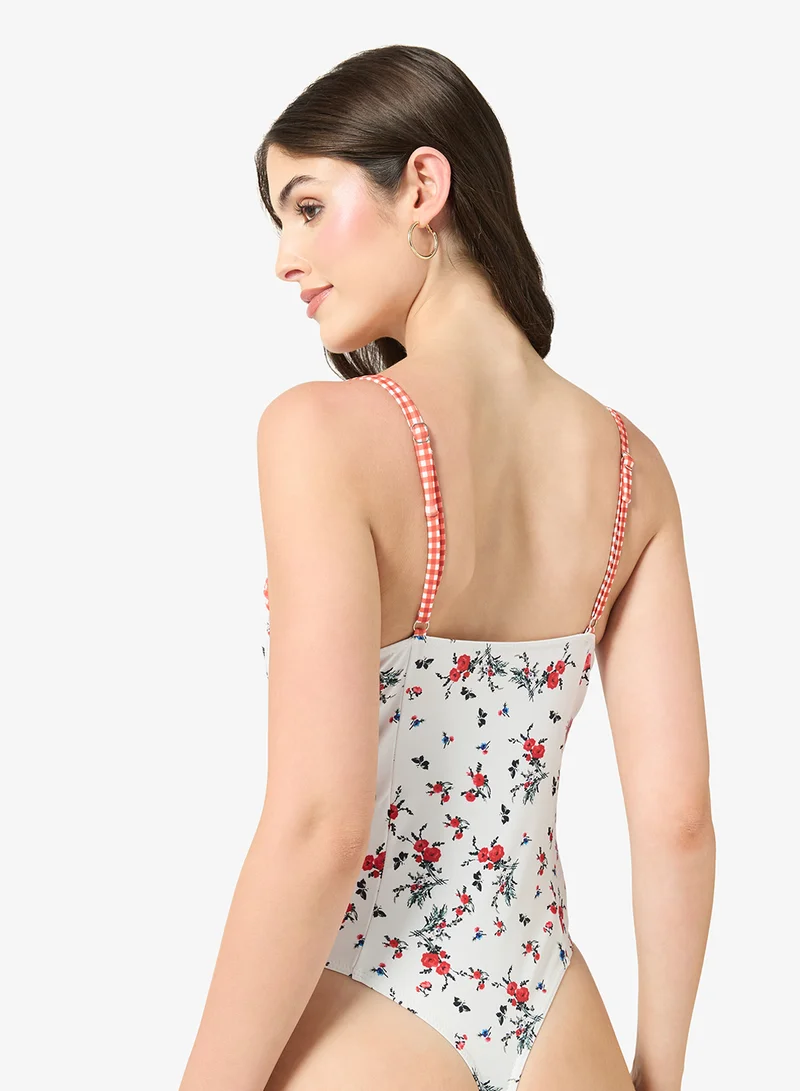 ايلا Floral Print Swimsuit