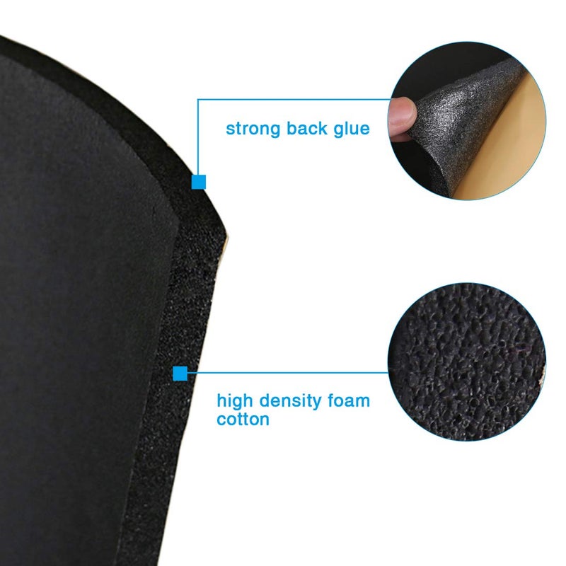 uxcell 315mil 6.46sqft Cell Foam 8mm Sound Proofing Insulation Deadener Mat Heat Shield Material for Car Hood 40x24 Inch Sound Deadening Pad - Image 3
