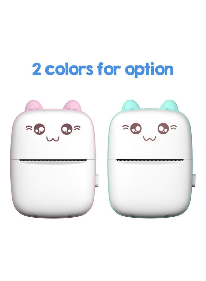NIBEMINENT Mini BT Pocket Printer White/Pink  - Image 5