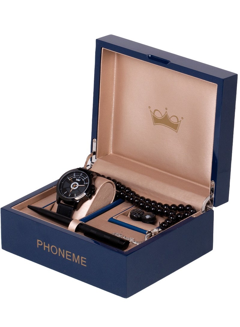 فونيم طقم فونيم  أسود أنيق مودرن - Image 2