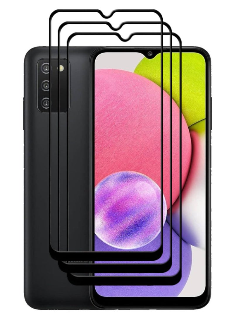 ACLIX 3 Pieces Antistatic ESD Dustproof Premium Quality High Definition Tempered Glass Screen Protector Designed For Samsung Galaxy A03s - Image 1