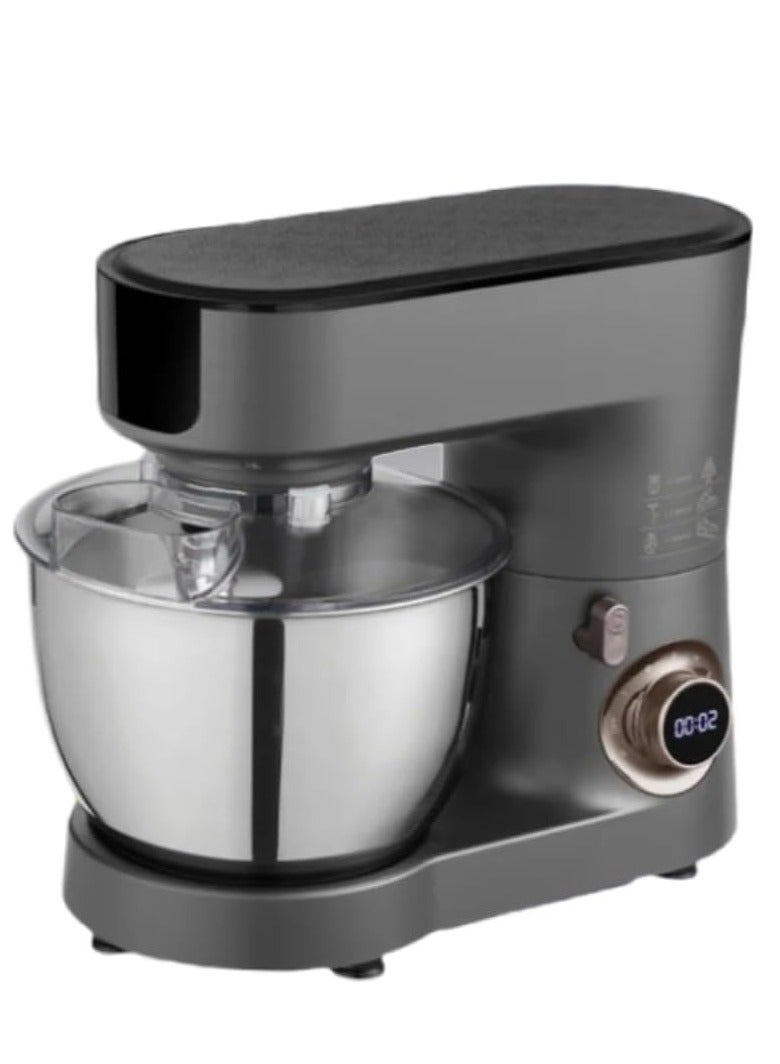 تسلا عجان تيسلا 1000 وات شاشة رقمية 6سرعات 6.5 ليتر اسود TSL-SM500 stand Mixer - Image 1