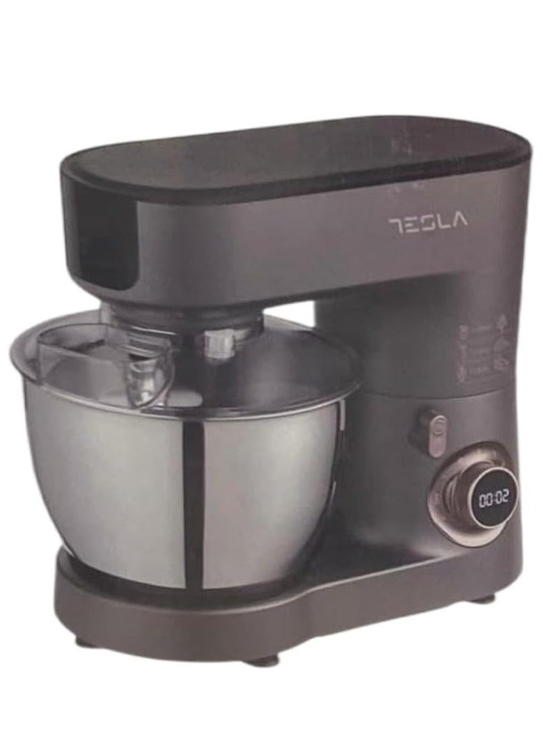تسلا عجان تيسلا 1000 وات شاشة رقمية 6سرعات 6.5 ليتر اسود TSL-SM500 stand Mixer - Image 3