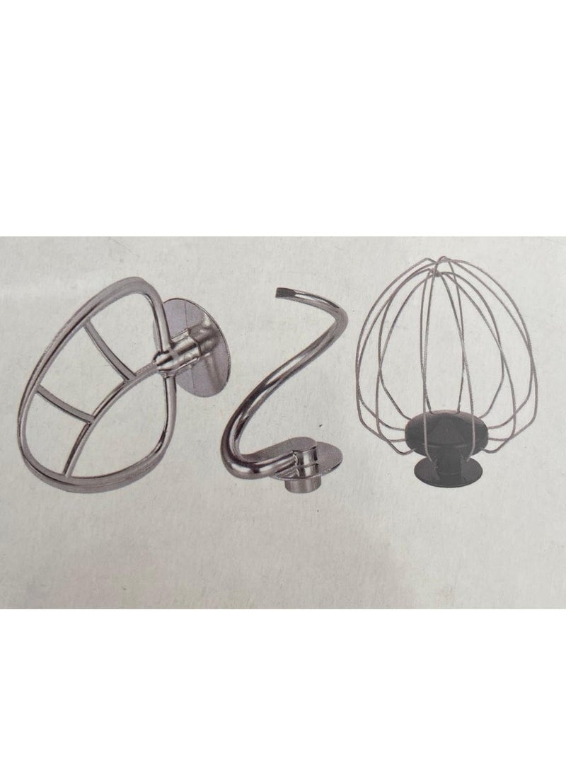 تسلا عجان تيسلا 1000 وات شاشة رقمية 6سرعات 6.5 ليتر اسود TSL-SM500 stand Mixer - Image 5