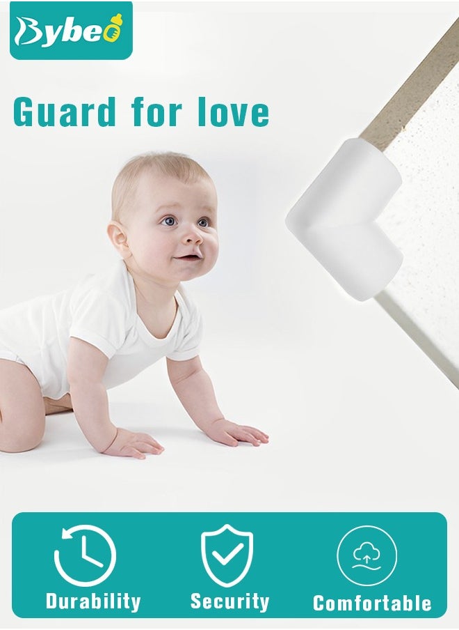 Bybeo - Baby Proofing Edge and Corner Guard Protector Set For Furniture Or Tables, 4m Edges & 4 Foam Corners - Image 1