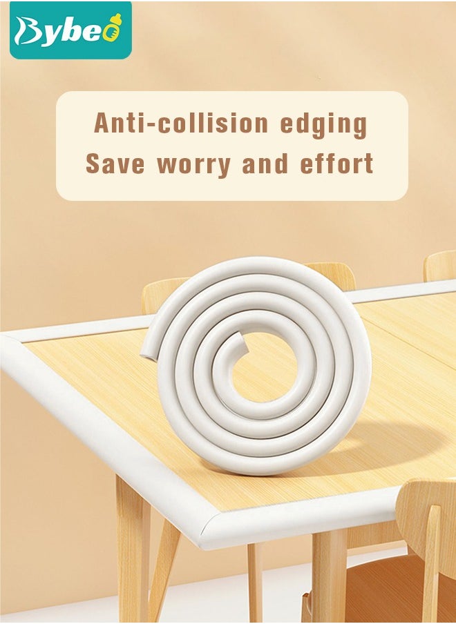 Bybeo - Baby Proofing Edge and Corner Guard Protector Set For Furniture Or Tables, 4m Edges & 4 Foam Corners - Image 1