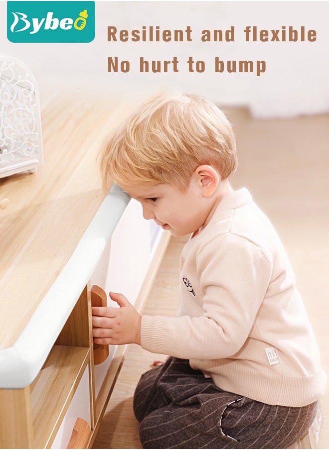 Bybeo - Baby Proofing Edge and Corner Guard Protector Set For Furniture Or Tables, 4m Edges & 4 Foam Corners - Image 1