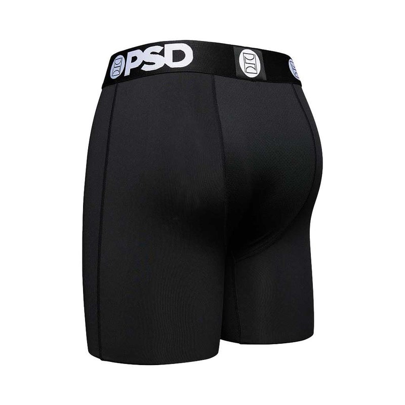 PSD شورت بوكسر أسود صلب للرجال من PSD، أسود، L - Image 3