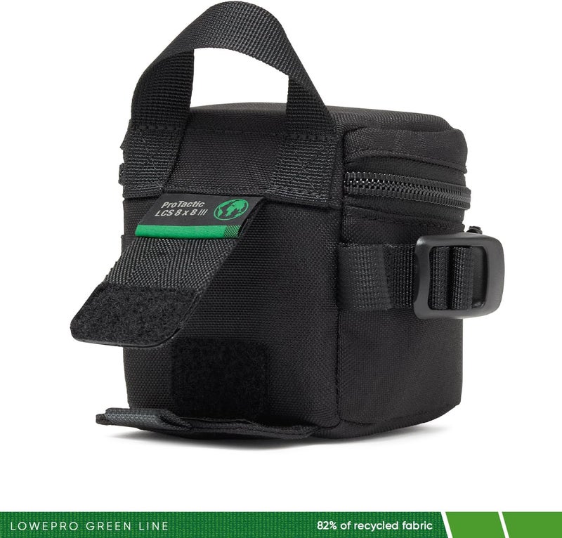 Lowepro ProTactic LCS 8 x 8 III Camera Lens Case, Camera Lens Pouch Bag, fits 50mm F/1.8, for DSLR and Mirrorless Cameras, Vol-0.3L Dim: 3.15x3.15x3.15in, Camera Bag, for Photographer/Videographer - Image 5
