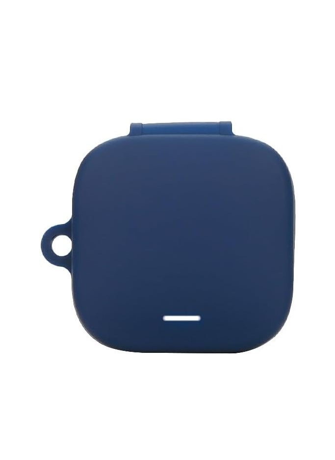 Generic Carrying Bluetooth Headset Cover for Xiaomi Redmi Buds 6 Active, Shockproof, Anti-Scratch, Protective Silicone Case Compatible with Xiaomi Redmi Buds 6 Active.  blue 