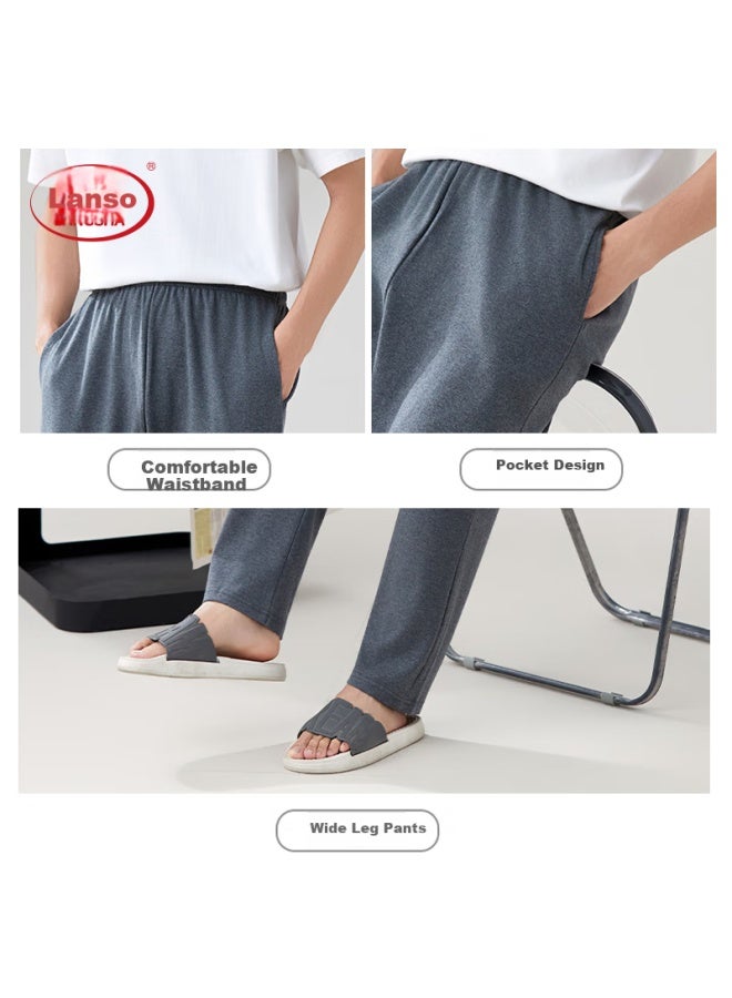 LANG SHA Langsha Men's Pajama Pants, Autumn And Winter Long Pants, Large Size, Suitable For Outdoor Wear, Casual Loungewear - Image 4
