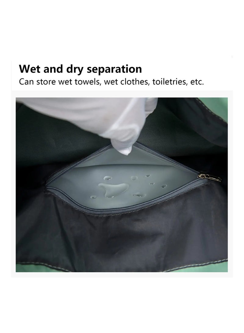 SYOSI Drawstring Backpack,Women's Drawstring Bag,Waterproof Drawstring Backpack,Large Wet and Dry Separation Backpack - Image 4