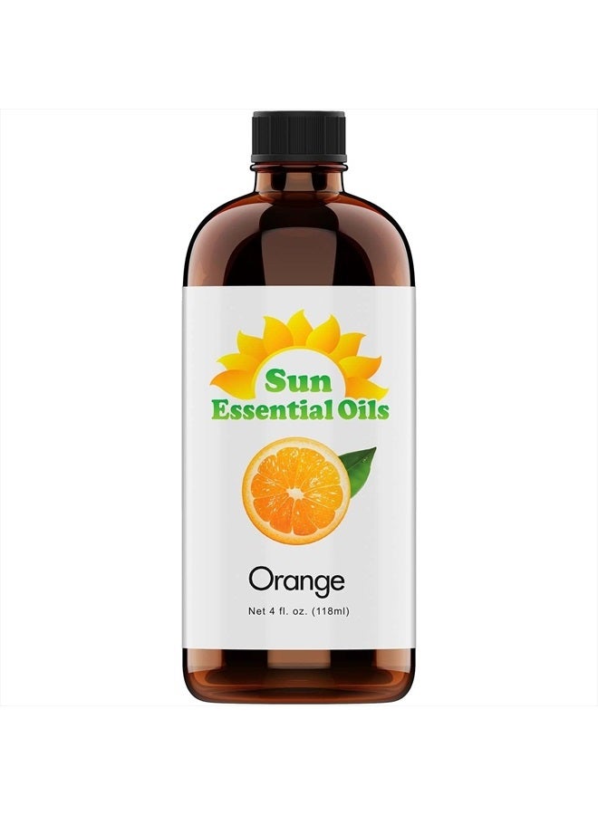 Sun Essential Oils 4oz - Orange (Sweet) Essential Oil - 4 Fluid Ounces - Image 1