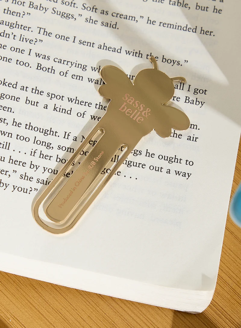 Sass & Belle Bee Metal Bookmark