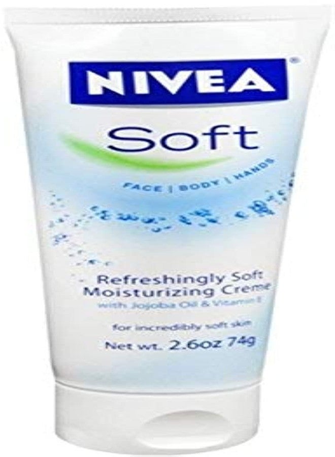 NIVEA Soft Moisturizing Creme 2.60 oz (Pack of 9)