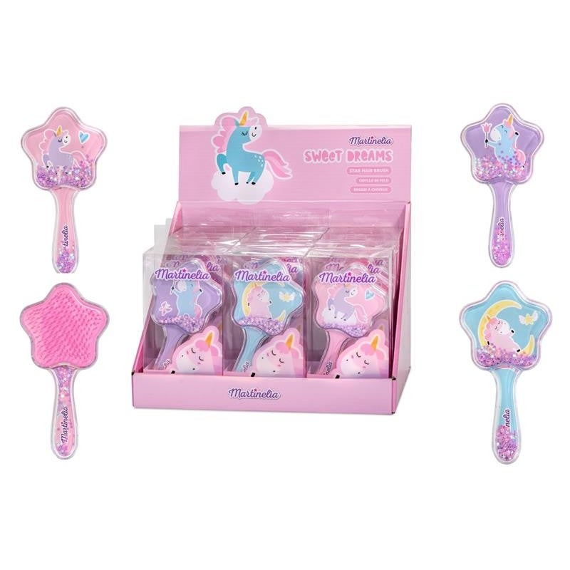 Martinelia Sweet Dreams Unicorn Glitter Star Hair Brush (Assorted) - Image 2