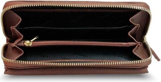 Guard Matte Tan Leather Women's Wallet - Image 4