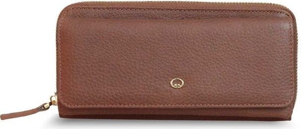 Guard Matte Tan Leather Women's Wallet - Image 1