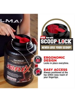 AllMax Nutrition ISOFLEX Whey Protein Powder, Whey Protein Isolate, 27g Protein, Chocolate Mint, 2 Pound  - Image 3